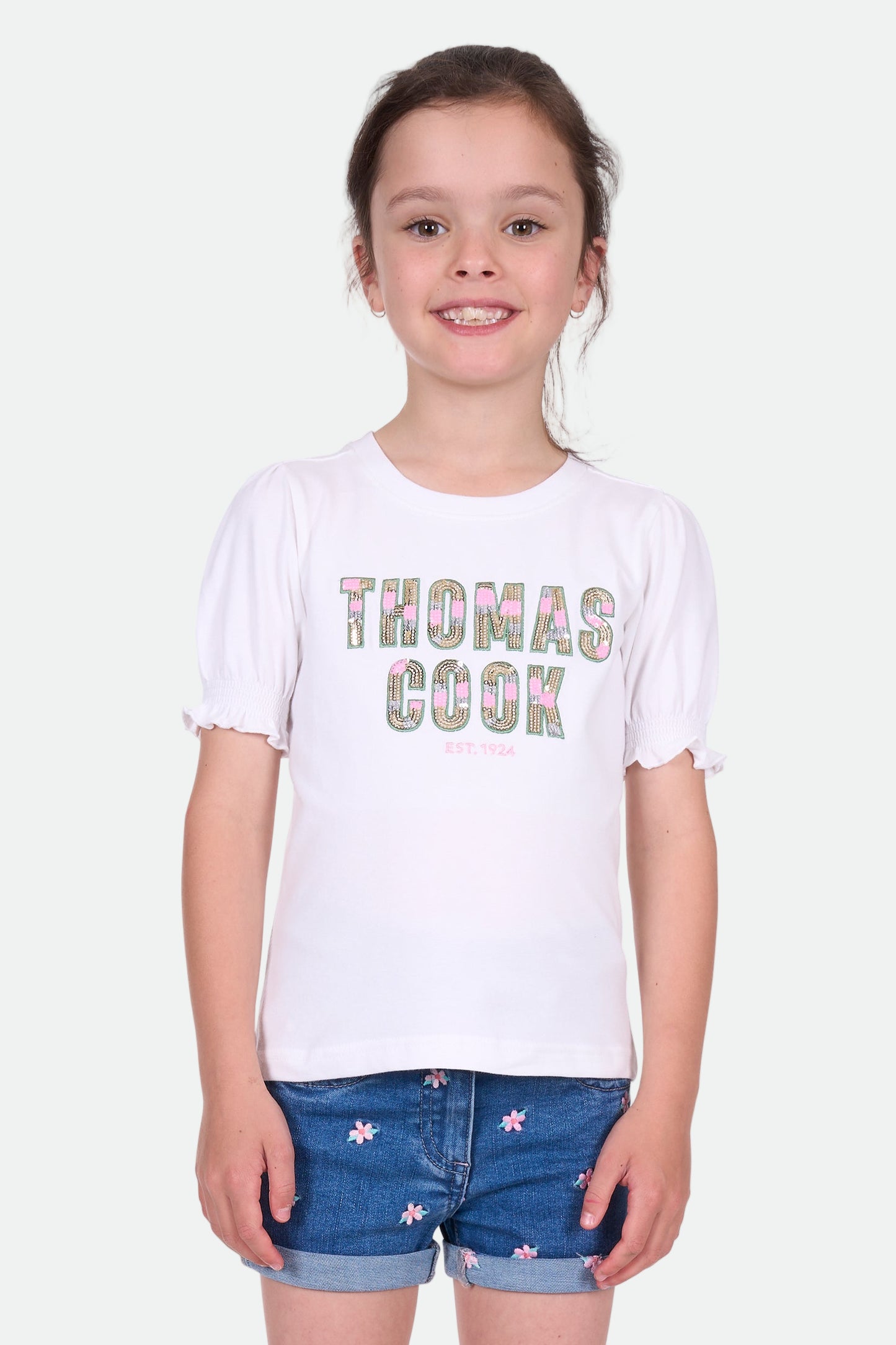 Thomas Cook Girl's Cleo Ss Tee - White