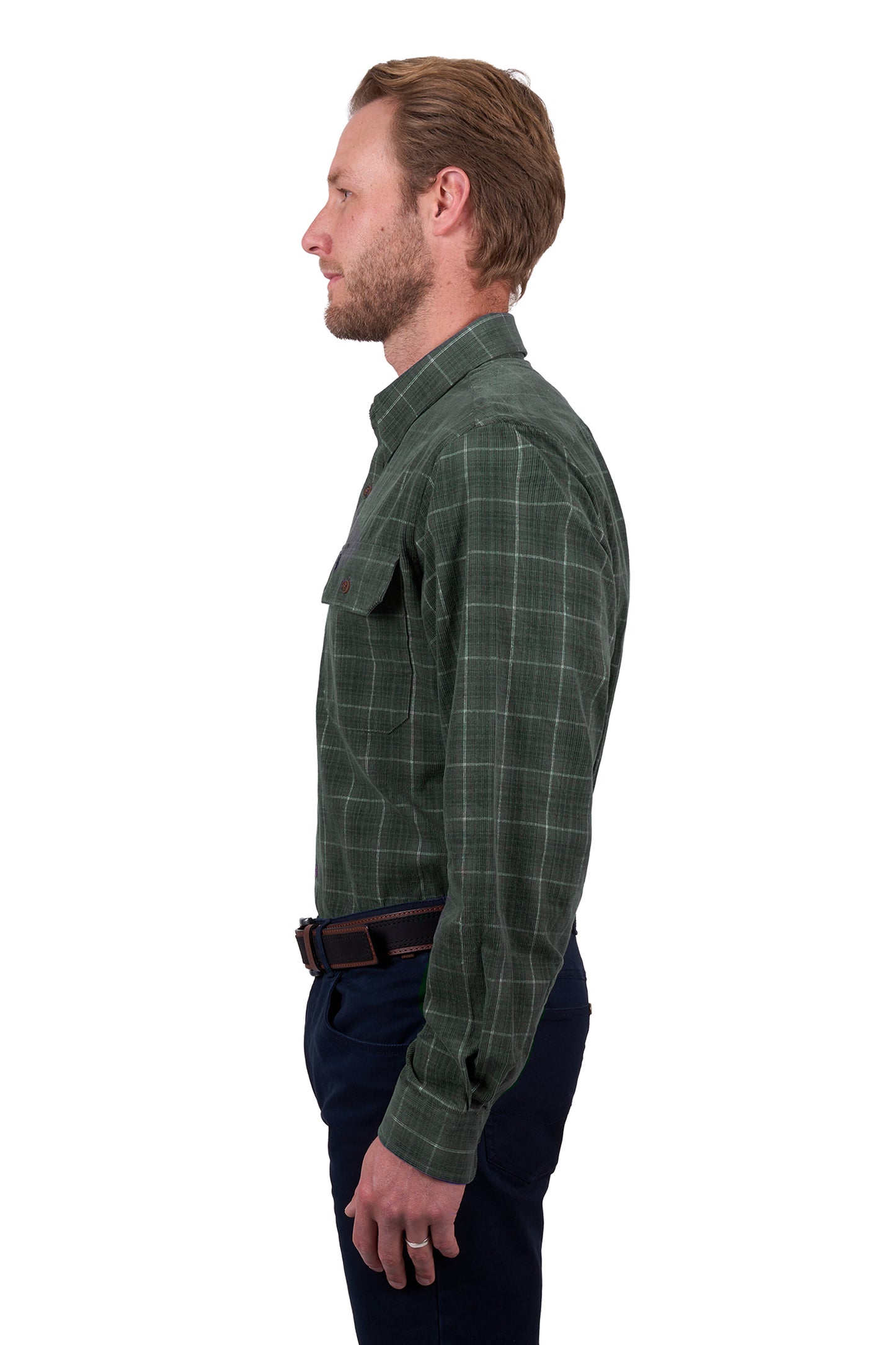 Thomas Cook Men's LEO THRML 2PKT LS Shirt - Green