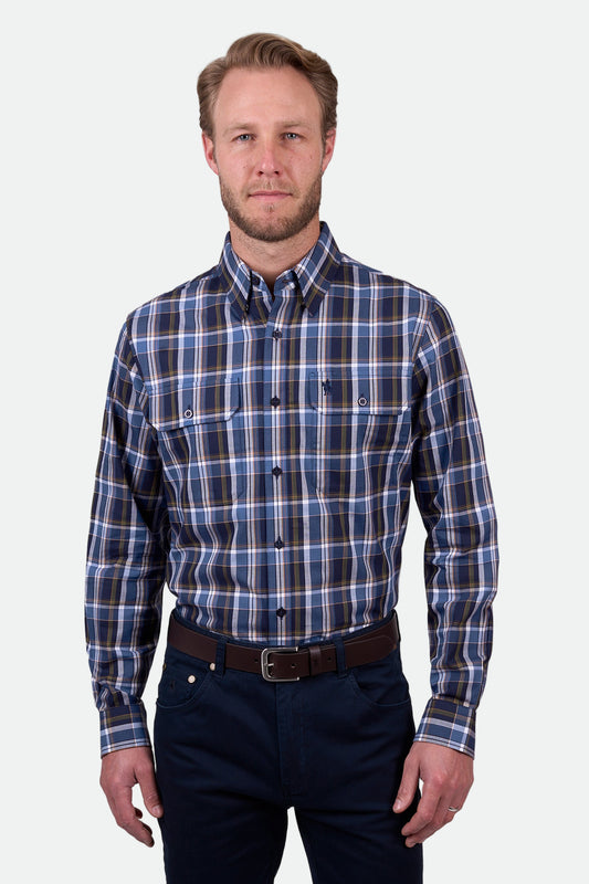 Thomas Cook Men's ADRIAN 2PKT LS Shirt - Navy/Multi