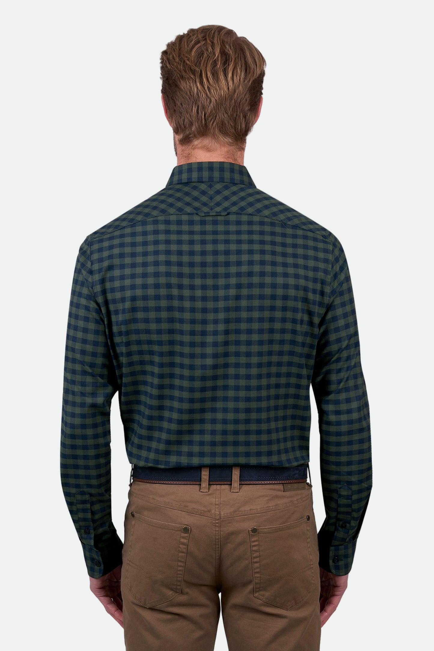 Thomas Cook Men's TIM TAILORED LS Shirt - Navy/Green