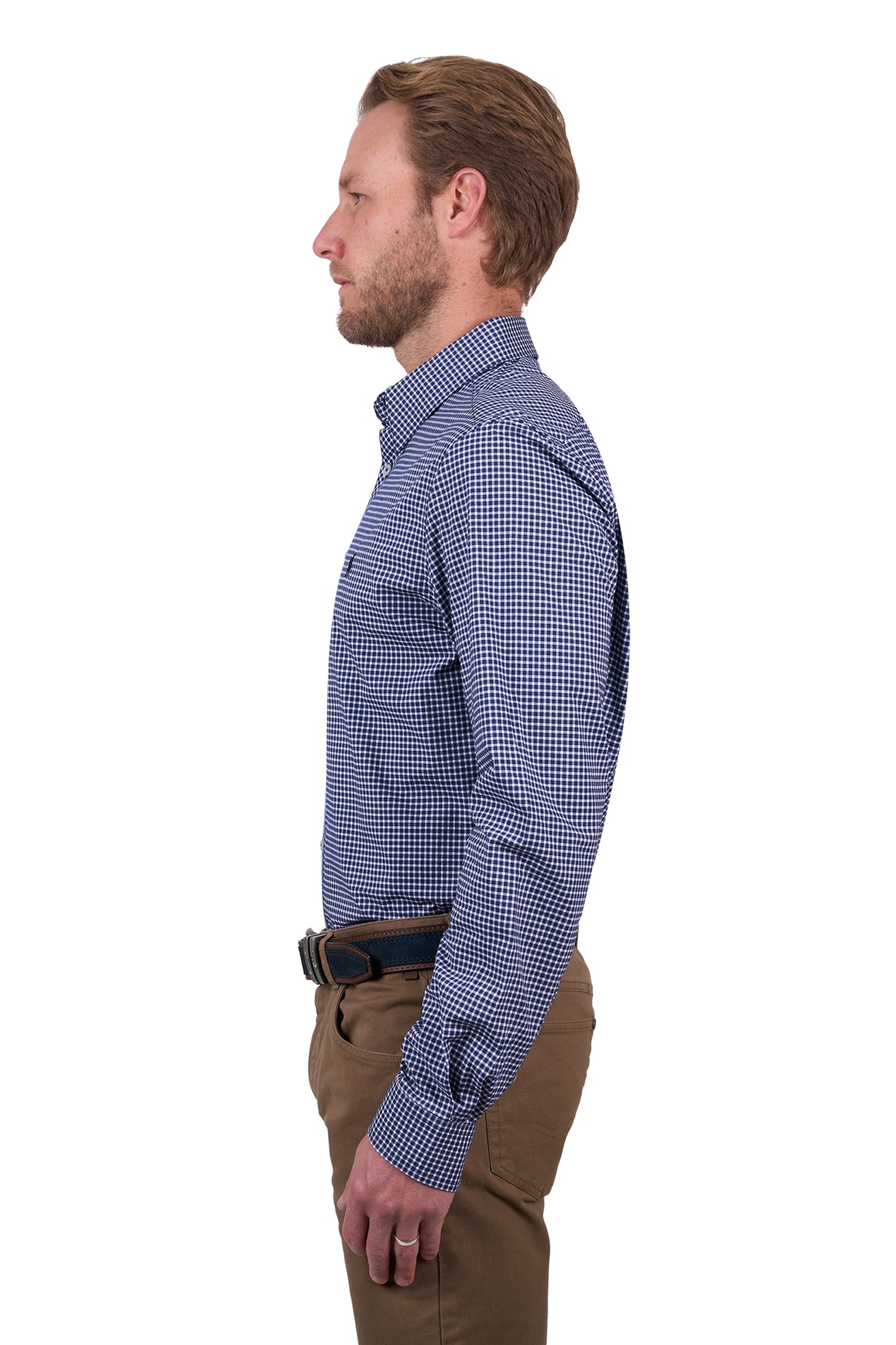 Thomas Cook Men's BROCK TAILORED LS Shirt - Navy-CLEARANCE