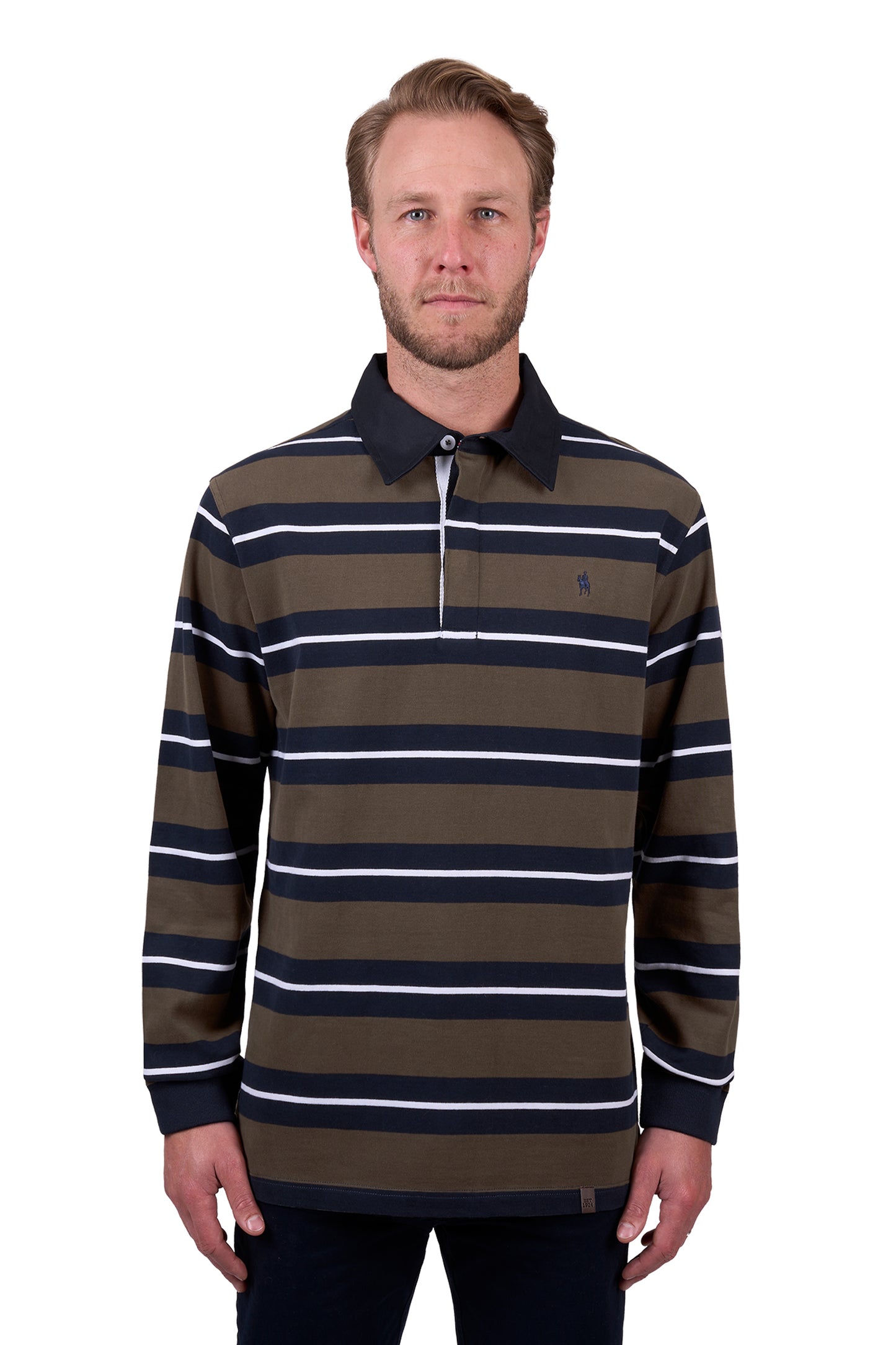 Thomas Cook Men's PETER RUGBY - NAVY/DARK TAN
