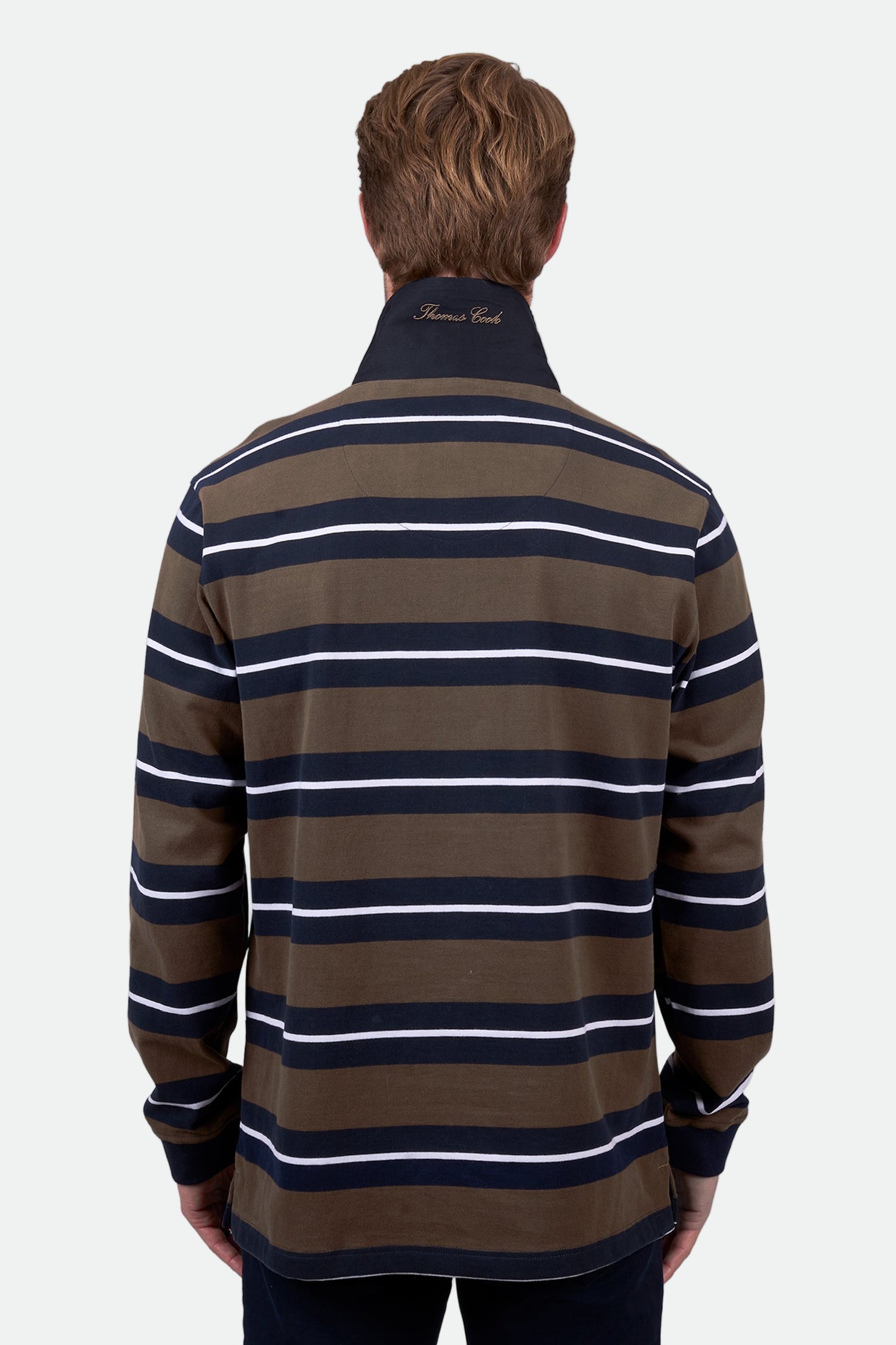 Thomas Cook Men's PETER RUGBY - NAVY/DARK TAN