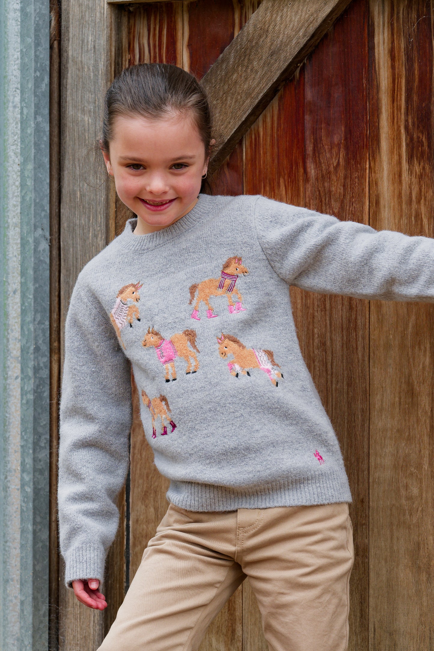 Thomas Cook GIRLS AVA JUMPER - Grey Marle