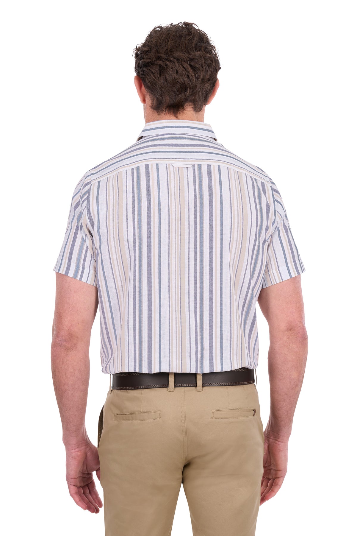 Thomas Cook Men's Max Short Sleeve Shirt - Navy/Tan