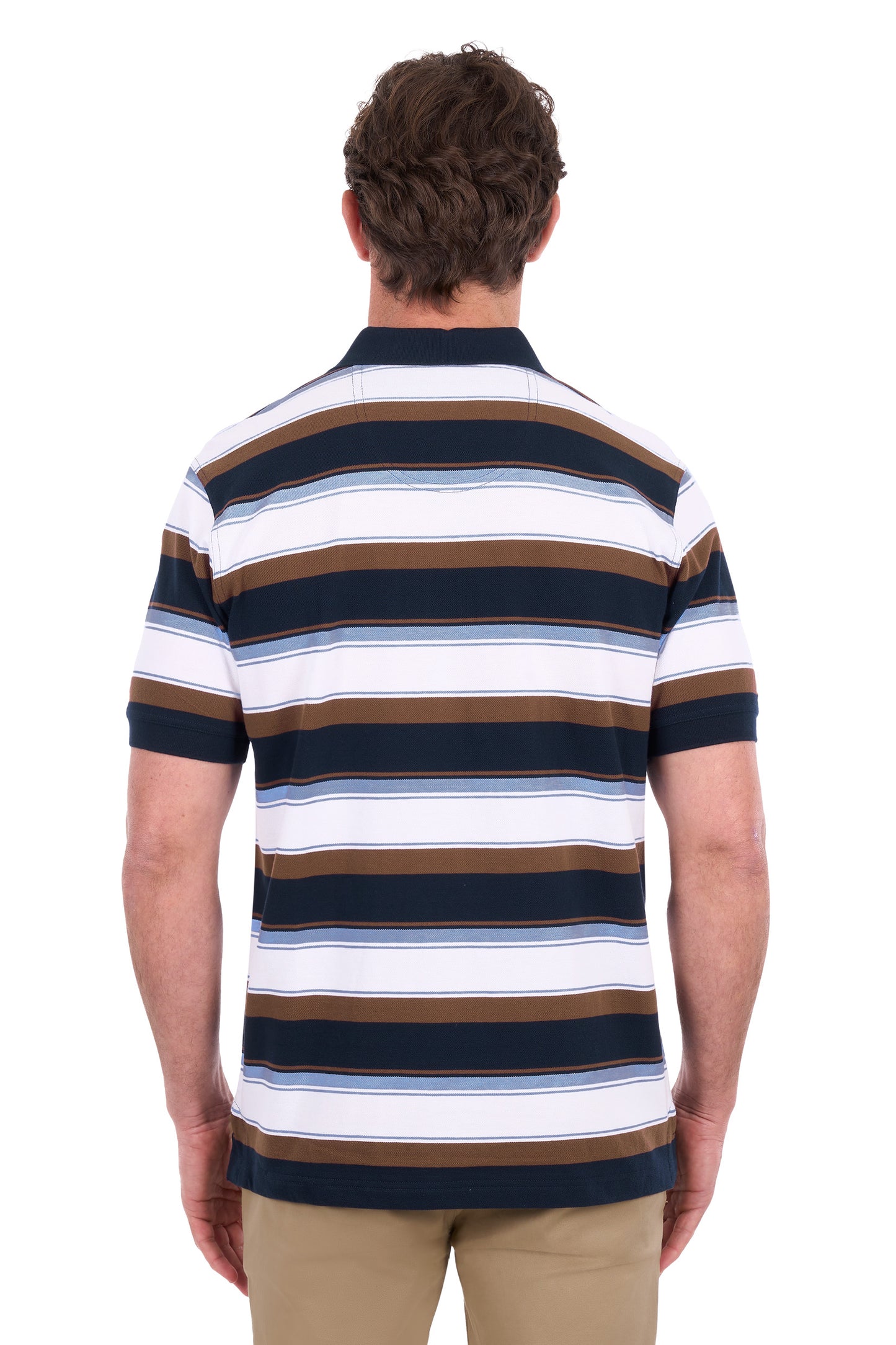 Thomas Cook Men's Randy 1 Pocket Short Sleeve Polo – Navy/Rust