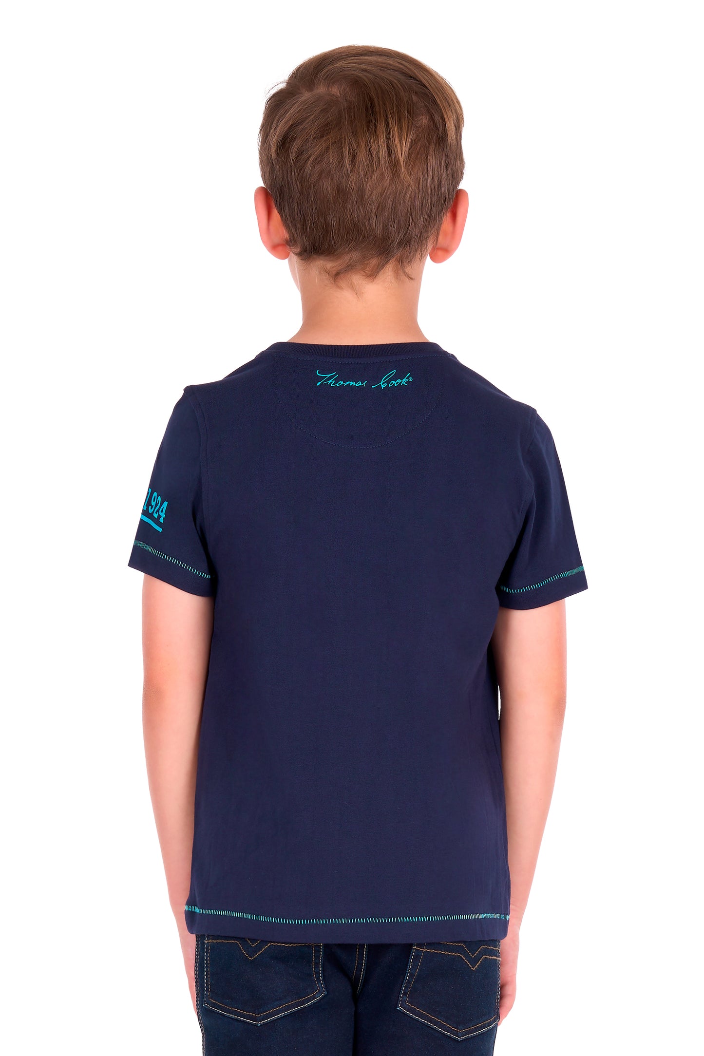 Thomas Cook Boys Terry Short Sleeve Tee - Navy