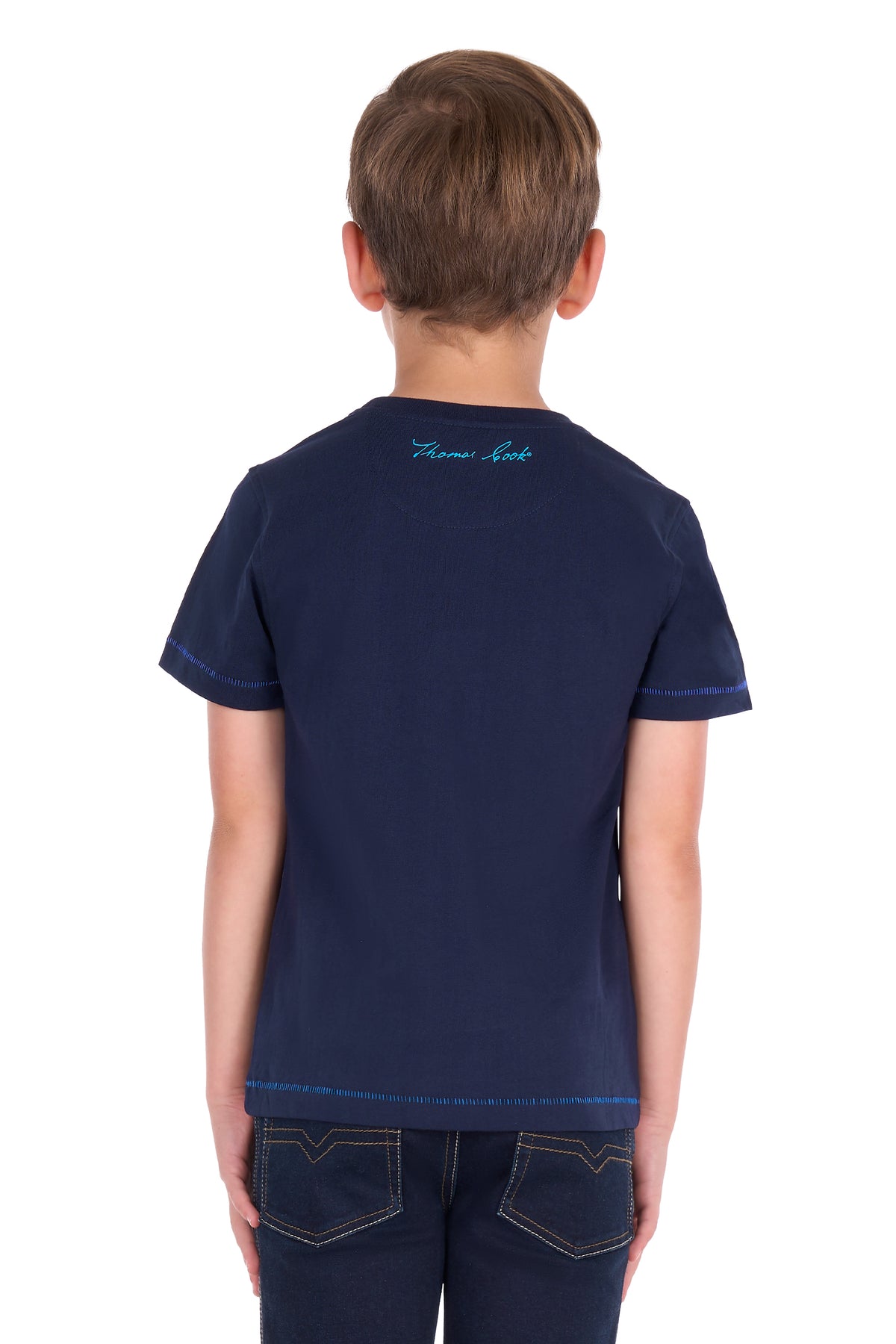 Thomas Cook Boys Dean Short Sleeve Tee - Navy
