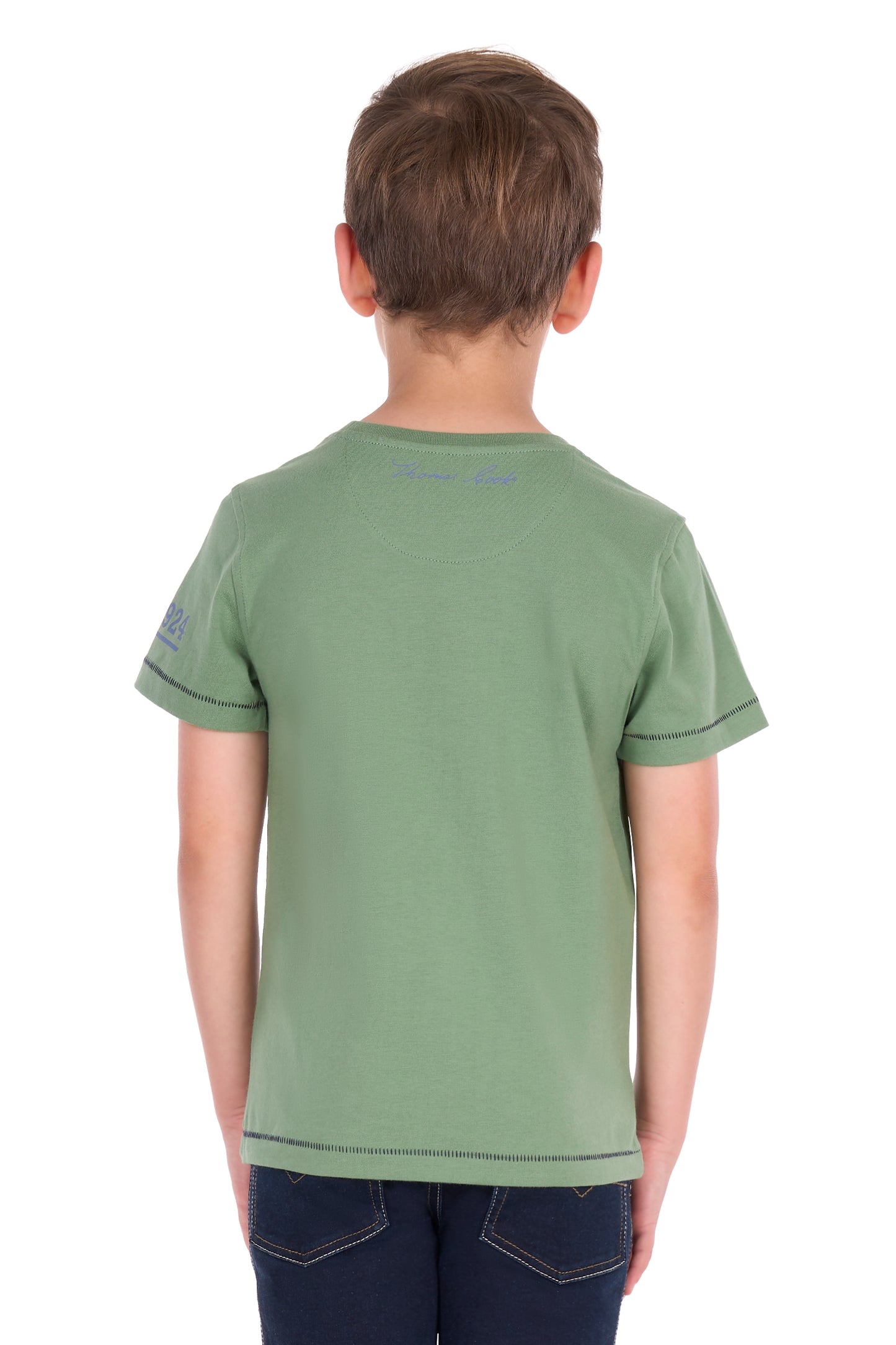 Thomas Cook Boys Joey Short Sleeve Tee - Light Green