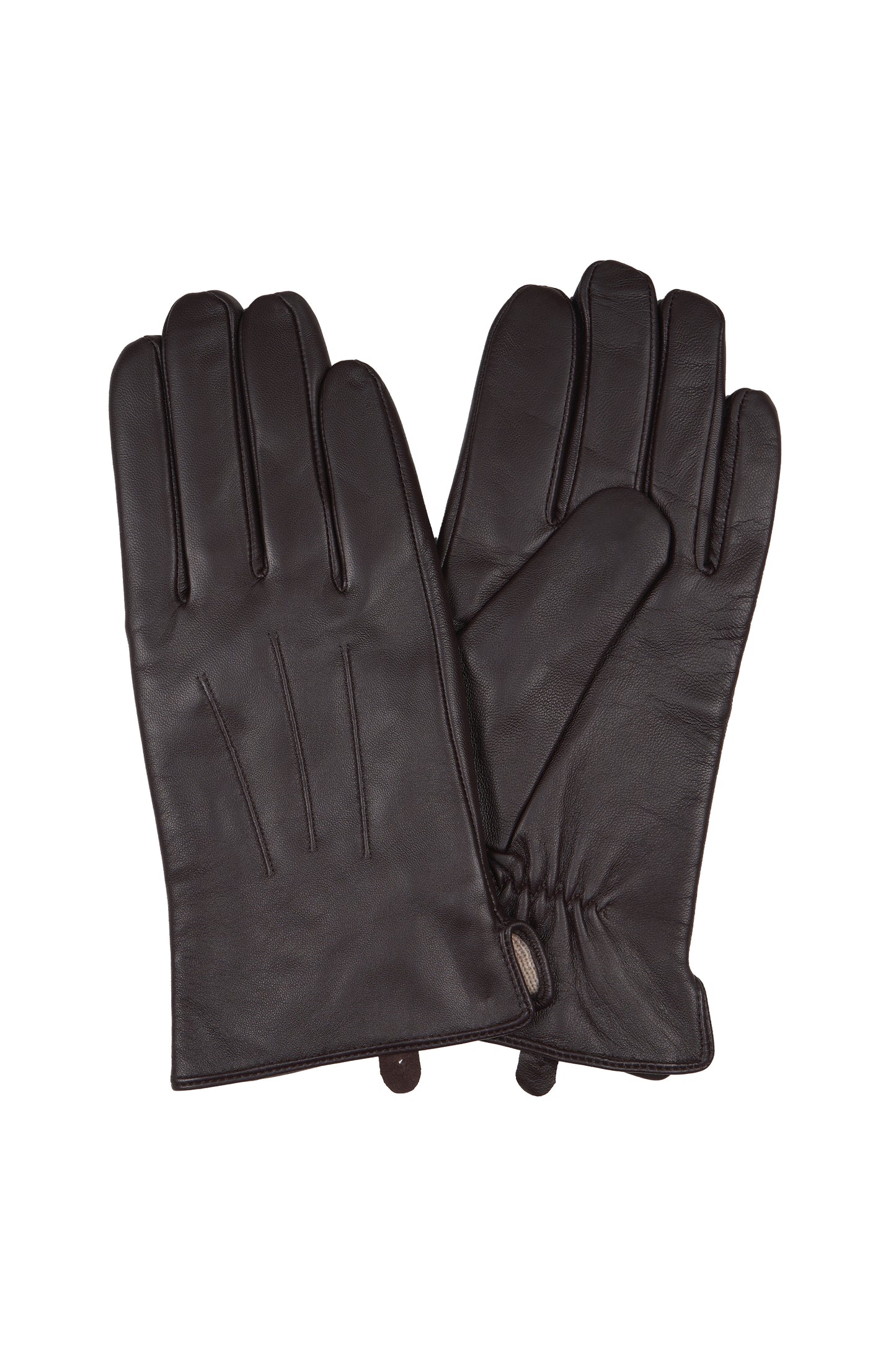 Thomas Cook Men's Leather Gloves - Chocolate