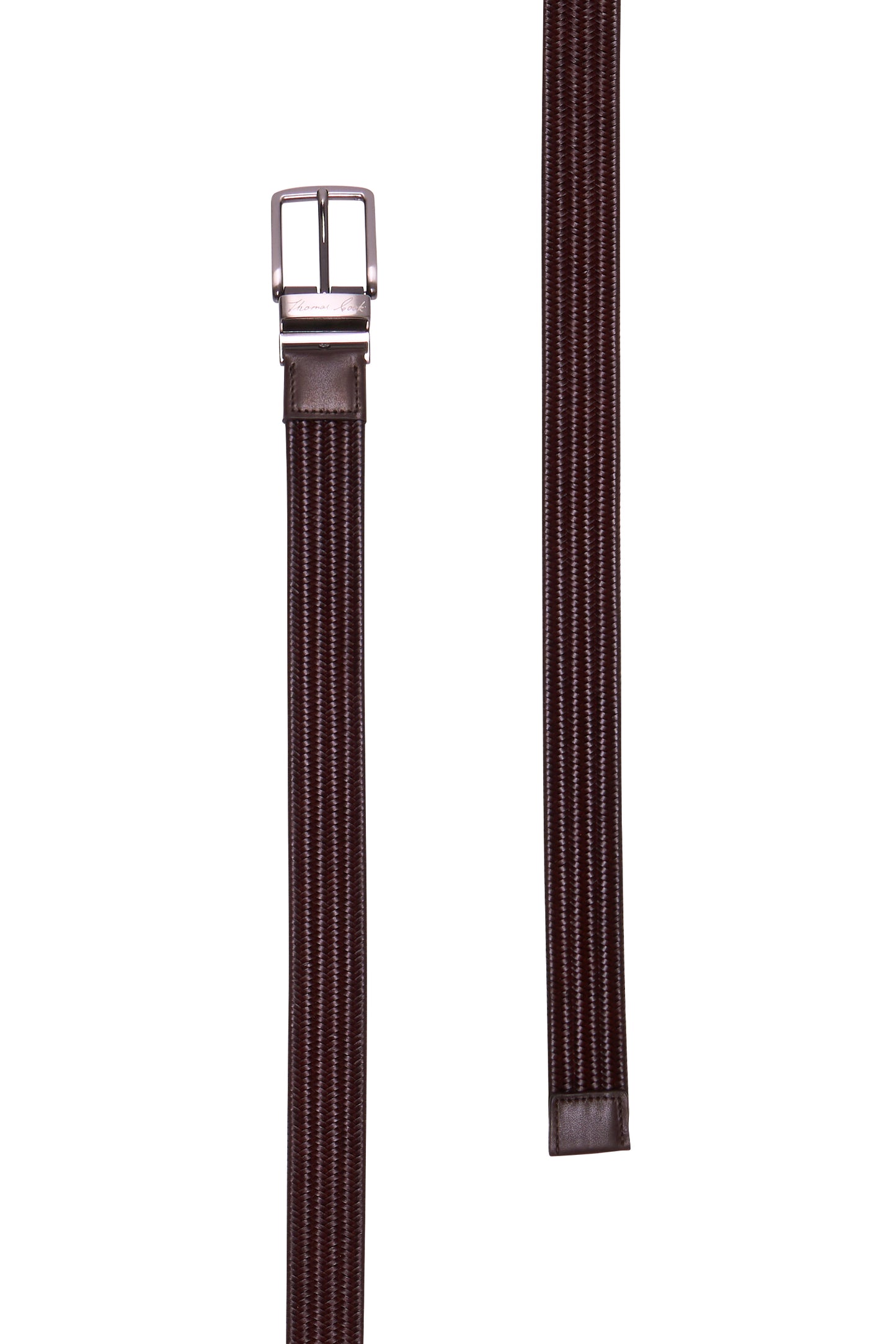 Thomas Cook Chandler Reversible Belt – Chocolate/Tan