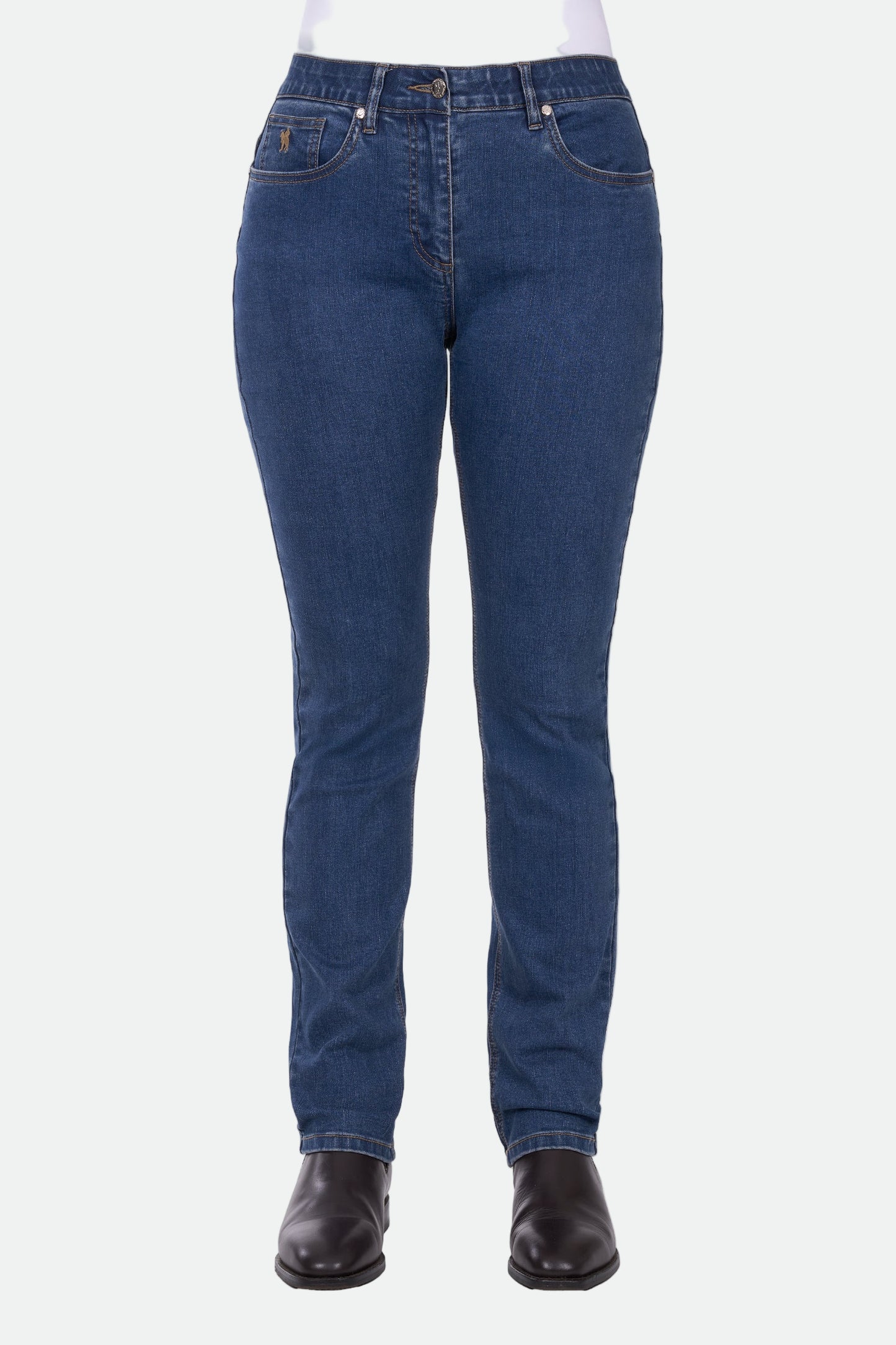 Thomas Cook Women's Lucy Slim Leg Jean 32L - Mid Wash