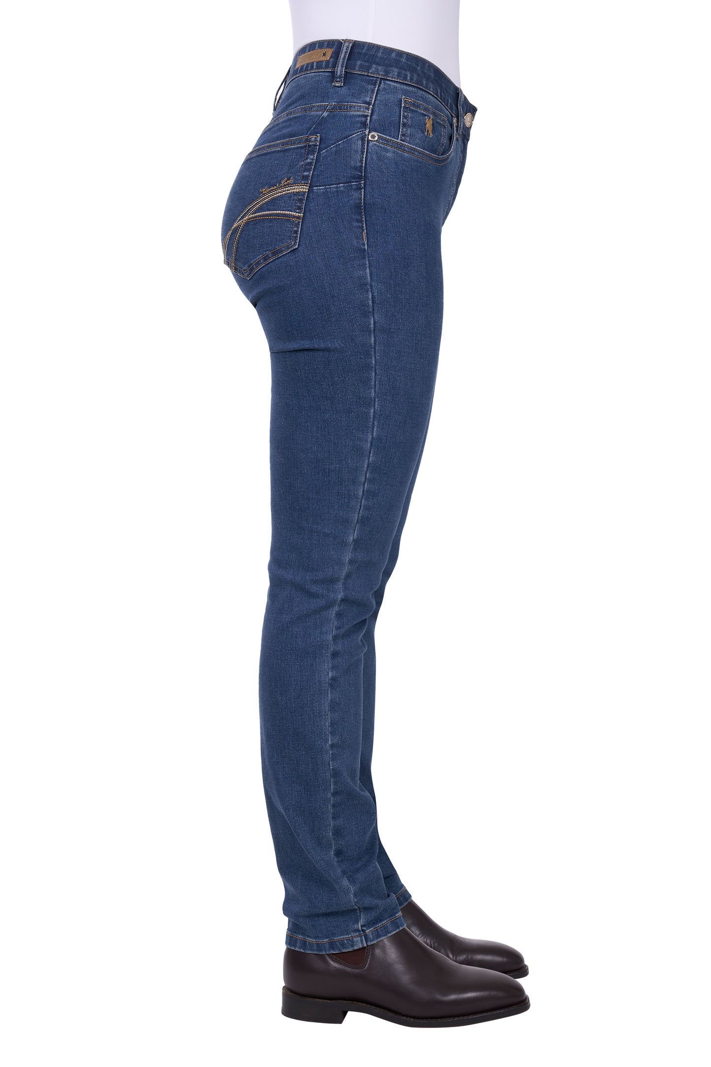 Thomas Cook Women's Lucy Slim Leg Jean 32L - Mid Wash