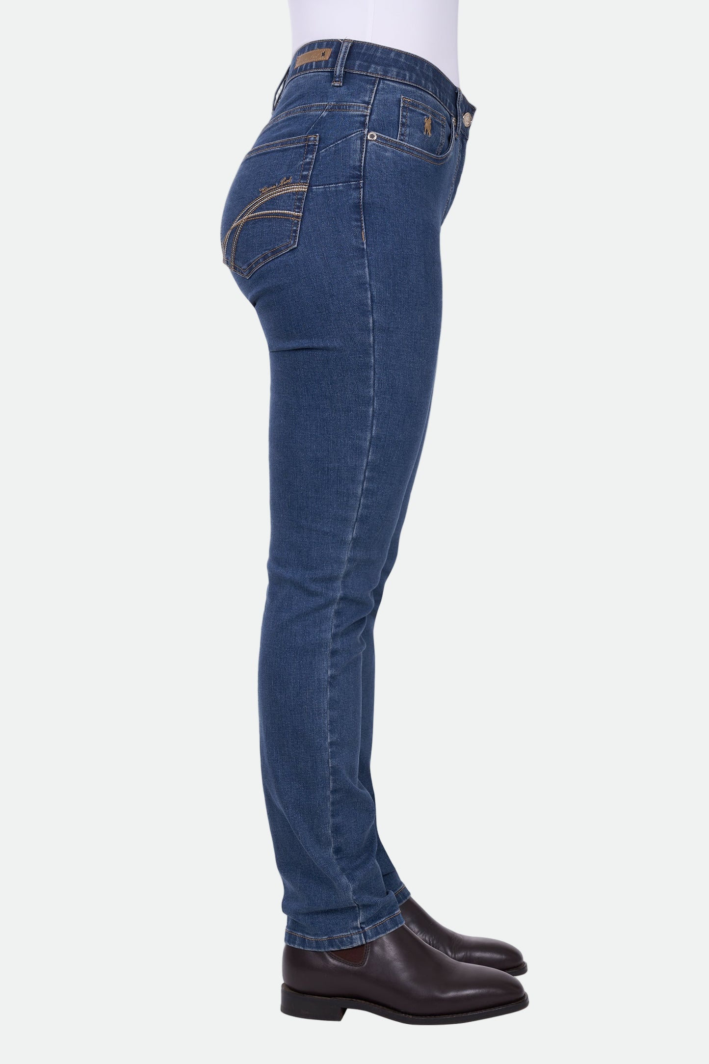 Thomas Cook Women's Lucy Slim Leg Jean 32L - Mid Wash