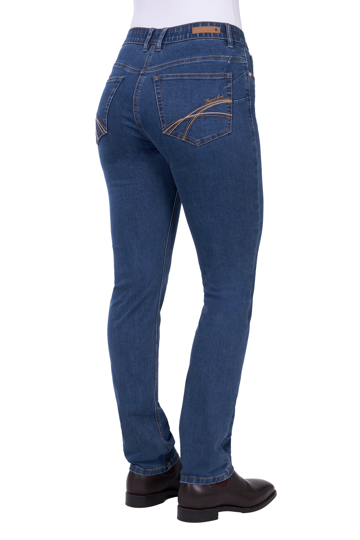 Thomas Cook Women's Lucy Slim Leg Jean 32L - Mid Wash