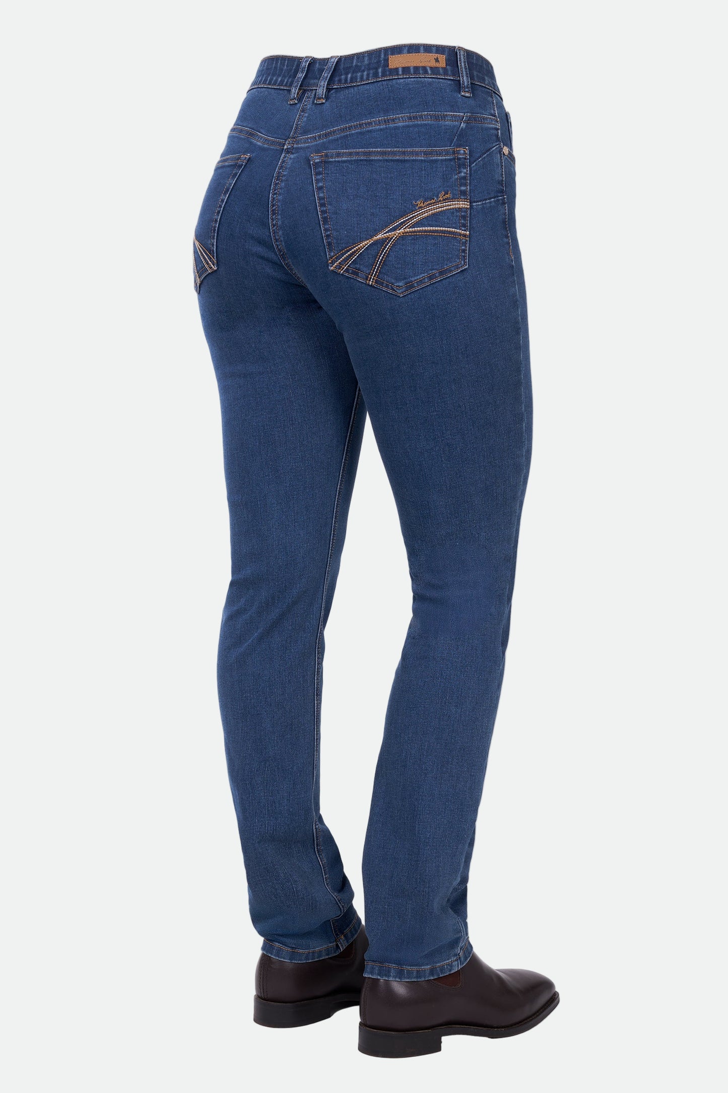Thomas Cook Women's Lucy Slim Leg Jean 32L - Mid Wash