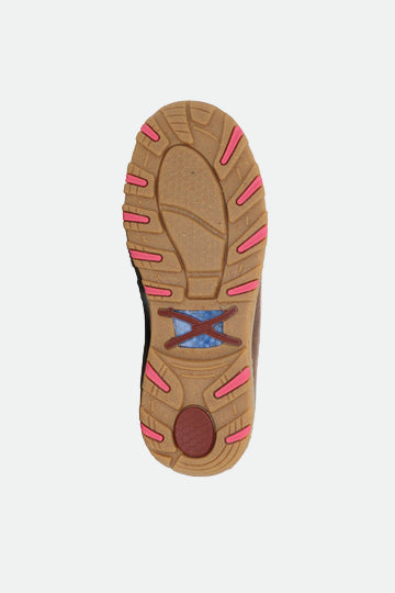 TWISTED X - WOMENS PINK CELLSTRETCH SLIPON (BROWN/PINK)