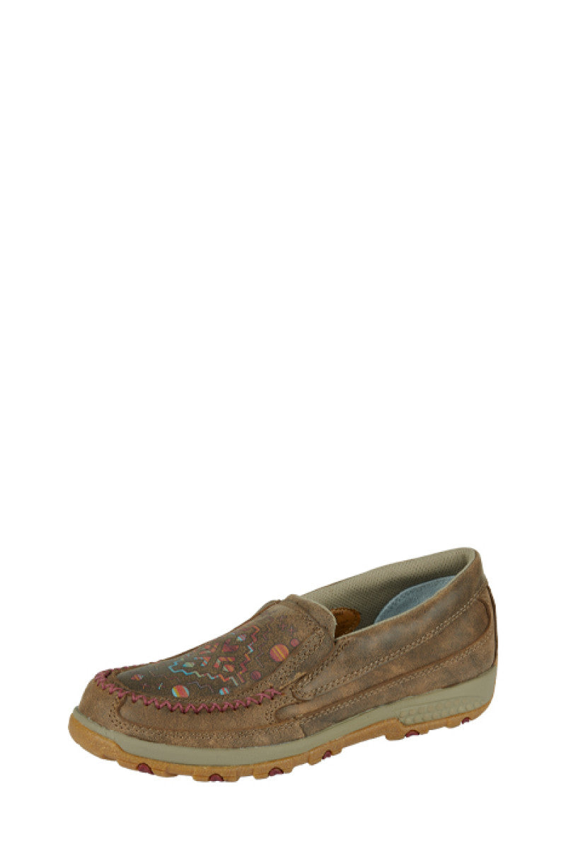 TWISTED X - WOMENS AZTEC CELLSTRETCH SLIPON (BOMBER/AZTEC)-CLEARANCE