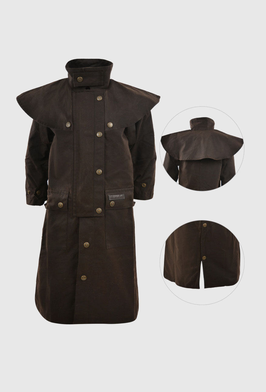 THOMAS COOK KIDS HIGH COUNTRY OILSKIN LONG COAT
