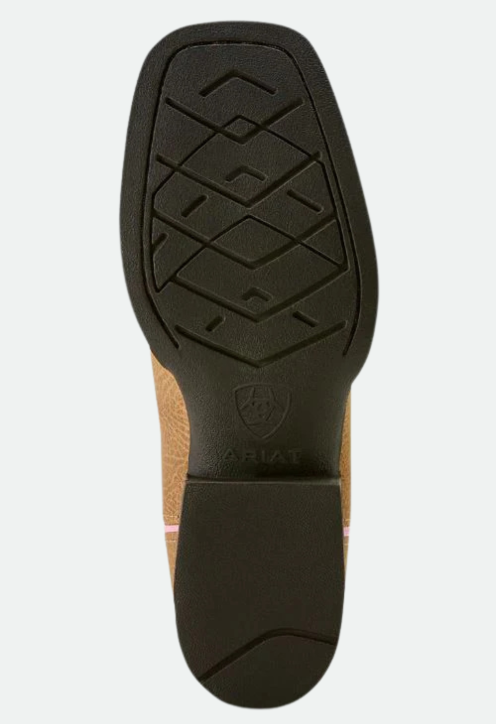 Ariat Youth Tombstone Wide Square Toe Western Boot - Cottage|Rosebud