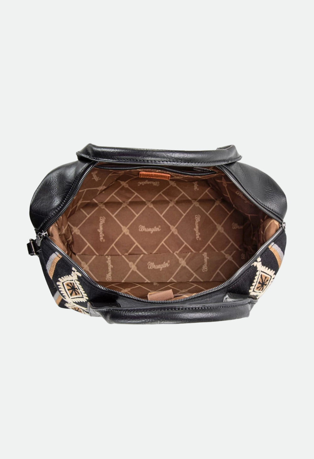 Wrangler Maya Aztec Duffle Bag - Black