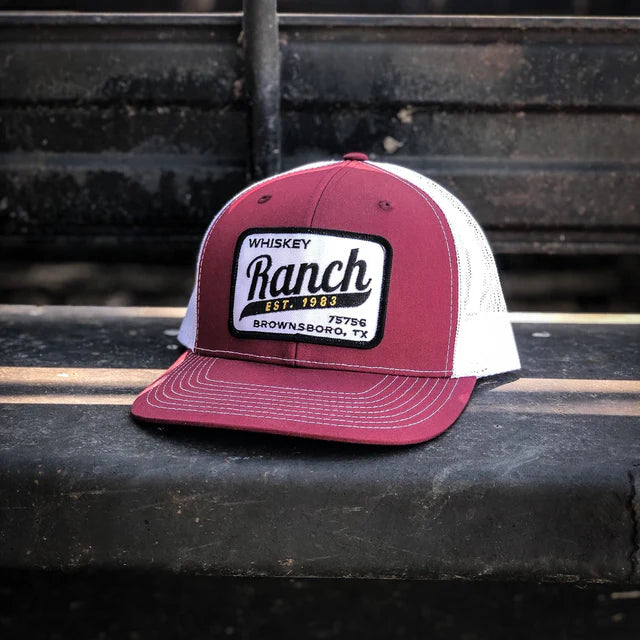 Whiskey Bent Hat Co. The Zip - Burgundy