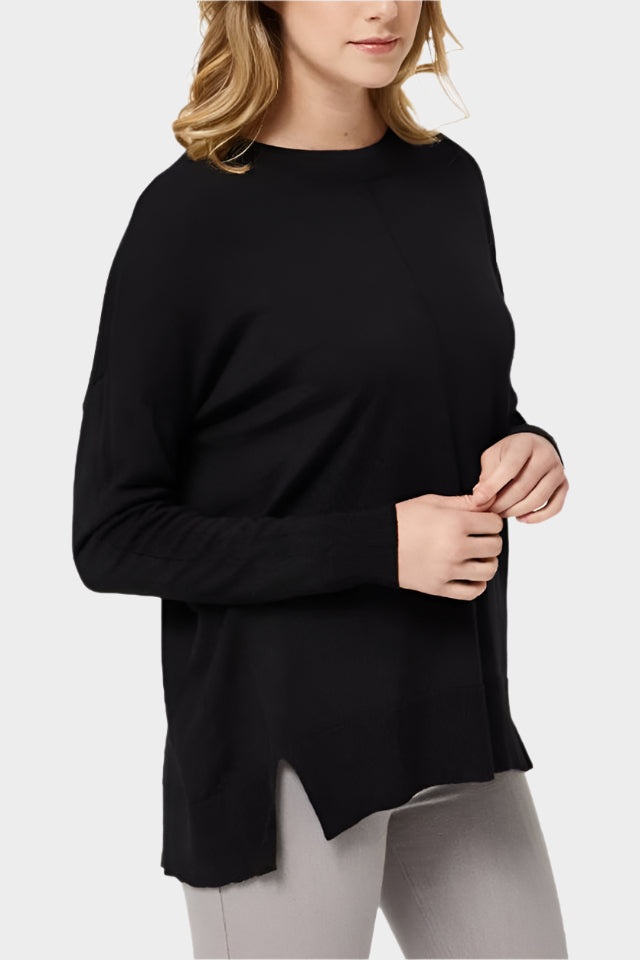 TOORALLIE WOMEN'S LOFTUS MERINO SWEATER - BLACK