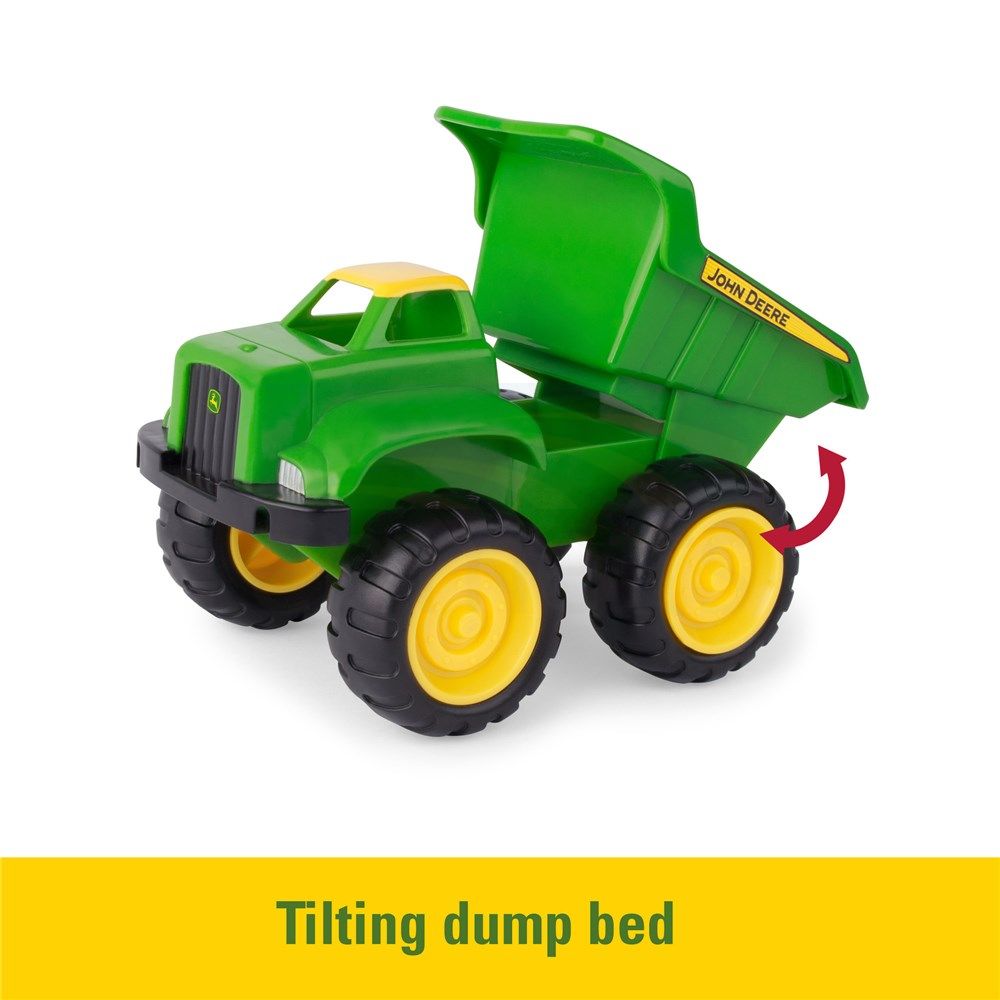 John Deere 15cm Sand Pit Vehicles Assortment; Dump Truck OR Tractor with Loader