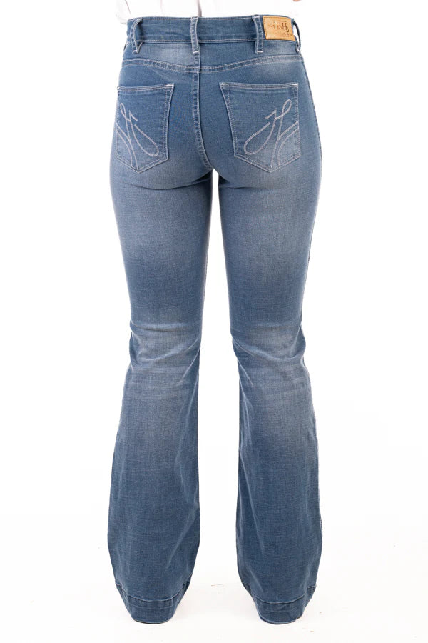 Hitchley & Harrow Trouser - SR2217 "South Carolina" White Stitch Jeans