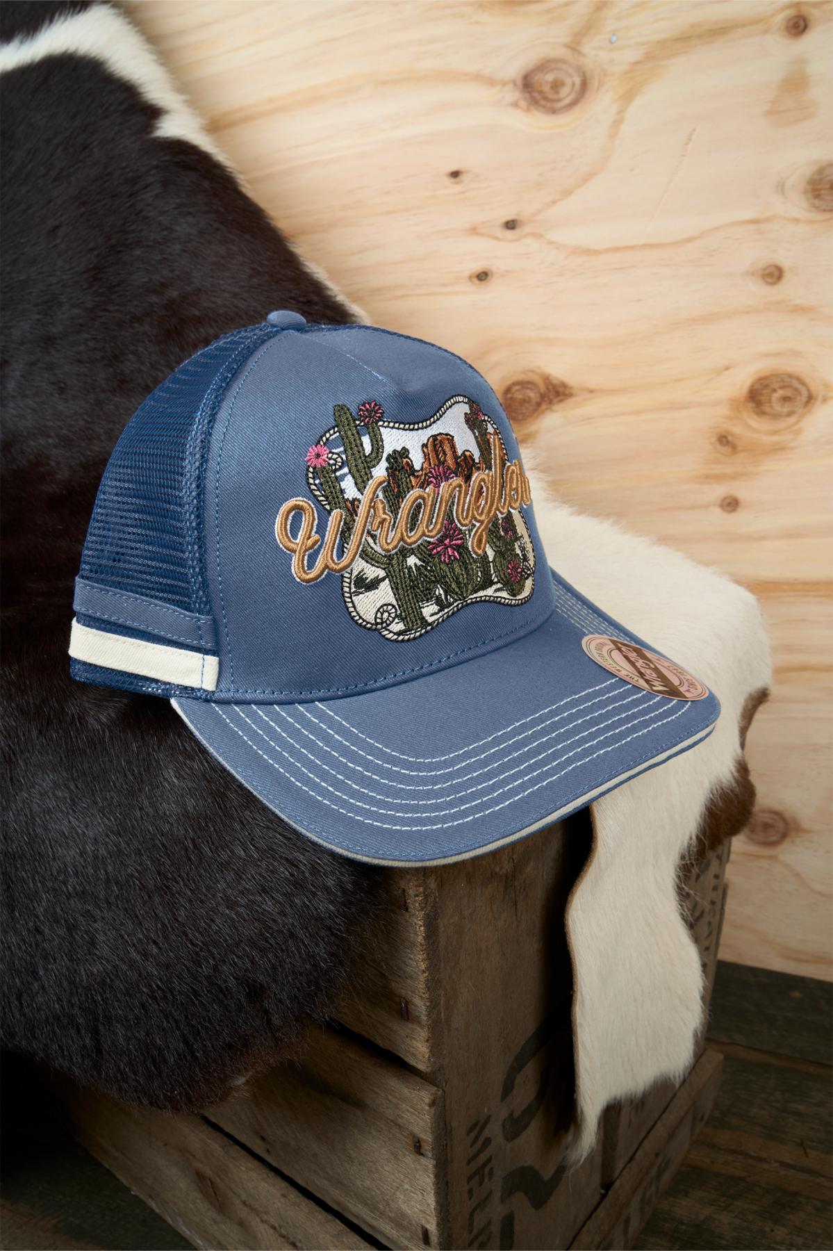 Wrangler Loretta Trucker Cap - Denim Blue