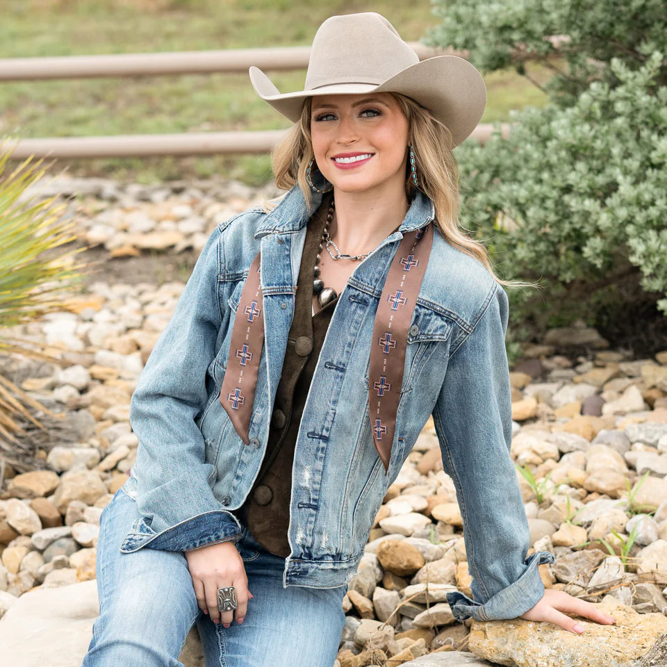 Fringe Scarves Twilly - Cross Me