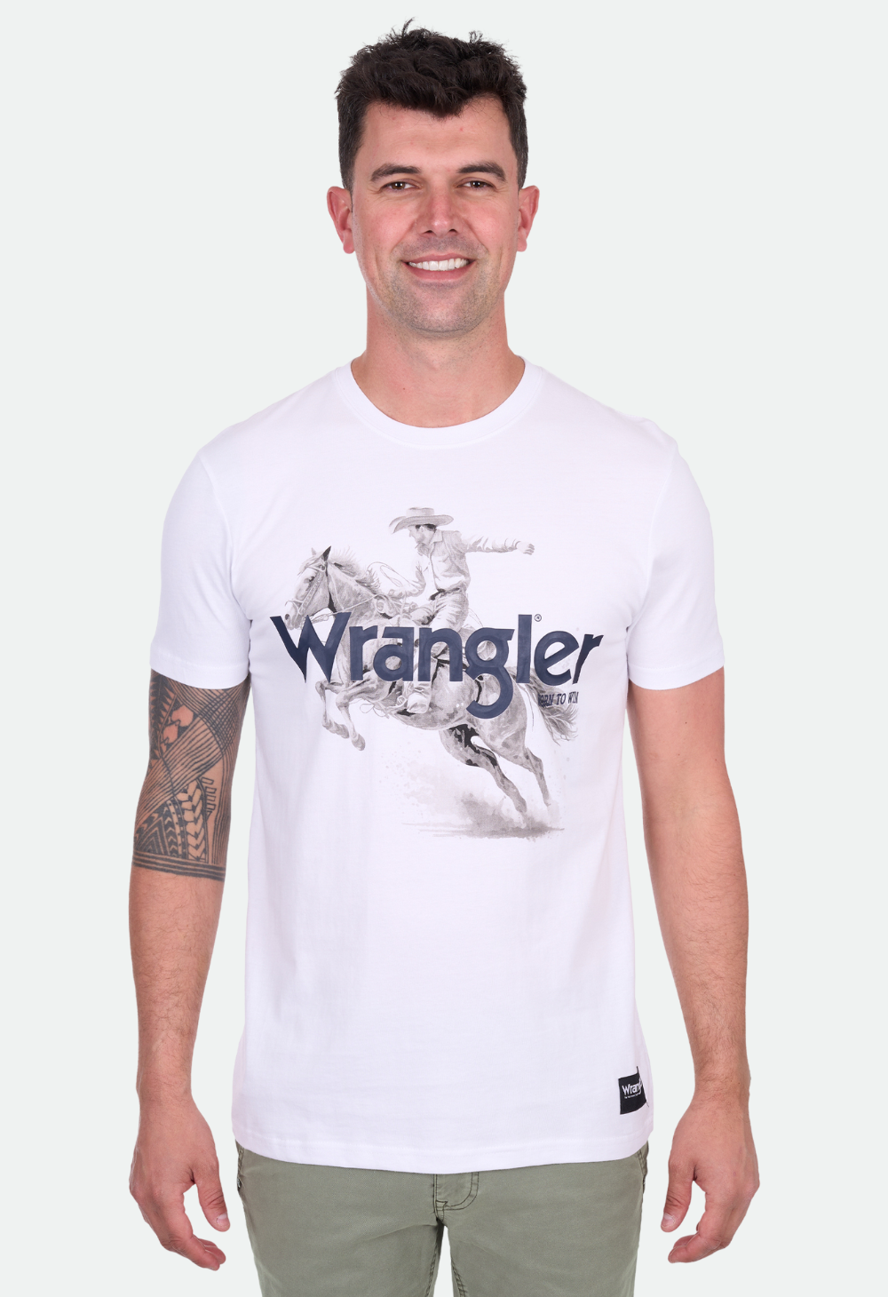 Wrangler Men's LANCE SS Tee - White