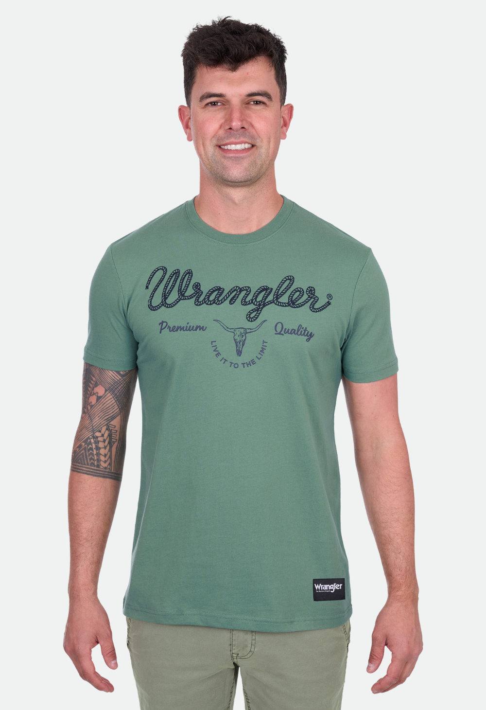 Wrangler Men's ARTHUR SS Tee - Sage