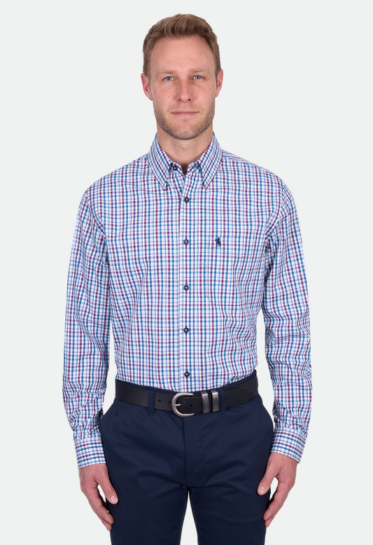 Thomas Cook Men's Joseph 1Pkt Ls Shirt - Navy/Blue