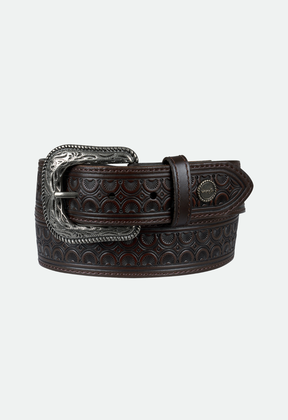 Wrangler Men's SAMMY Belt - Dark/Tan