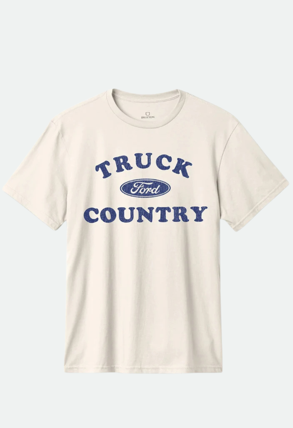 Brixton Women's Ford Truck Country Oversized B Tee - Wimbleton White