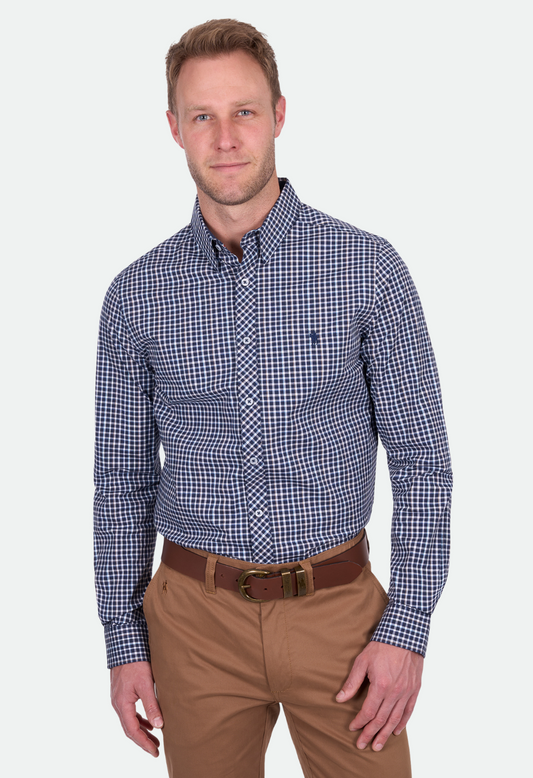 Thomas Cook Men's Jason Tailored Ls Shirt - Navy