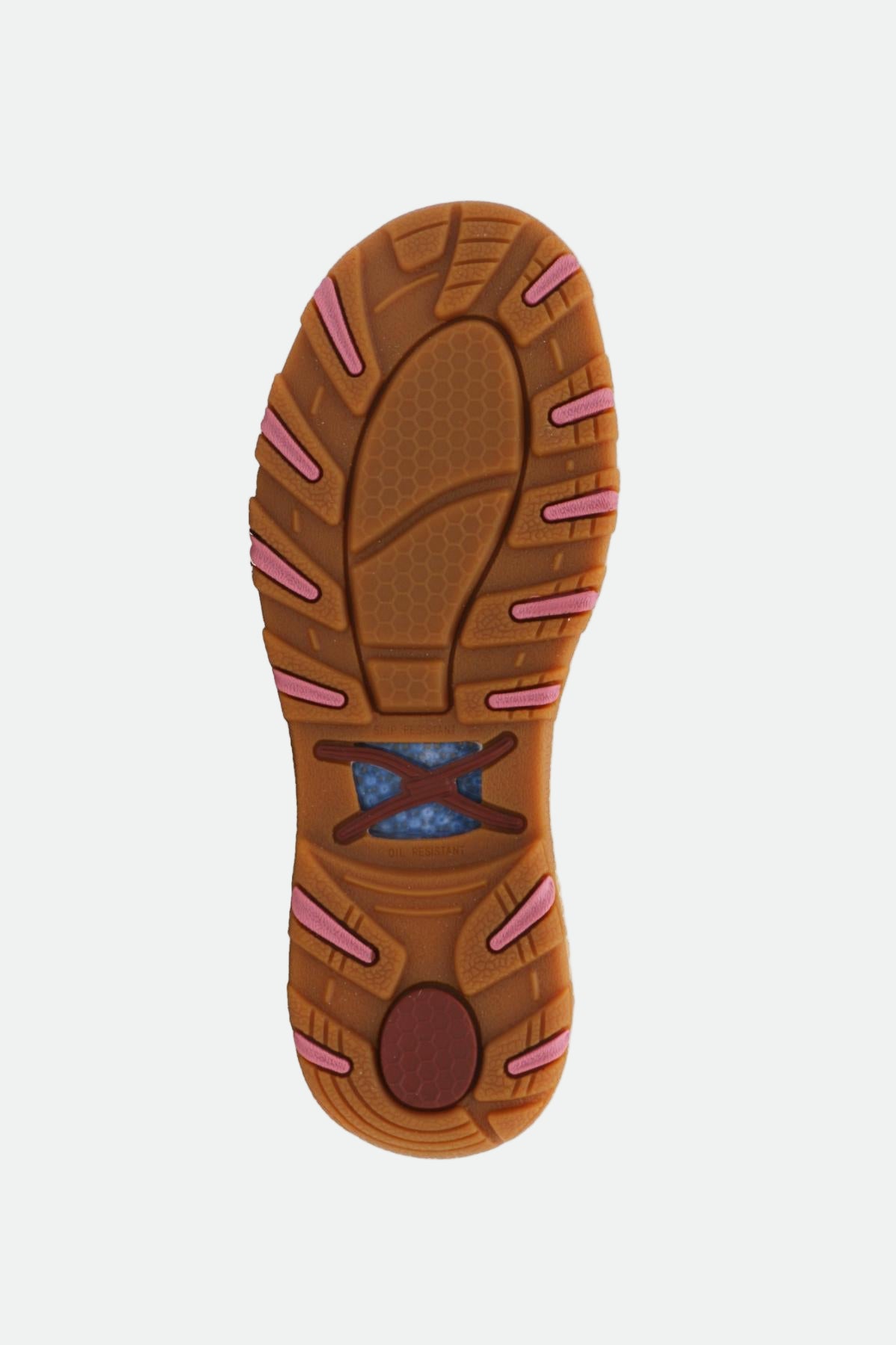 Twisted X Women's Tooled Pink Cellstretch Mocs Slip On