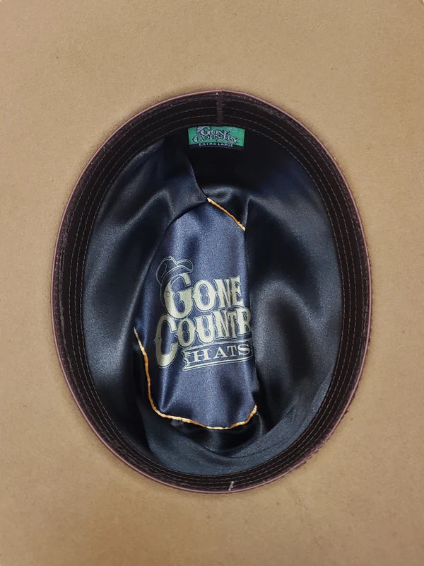 Gone Country Hats Justin Black 5X Wool Cashmere