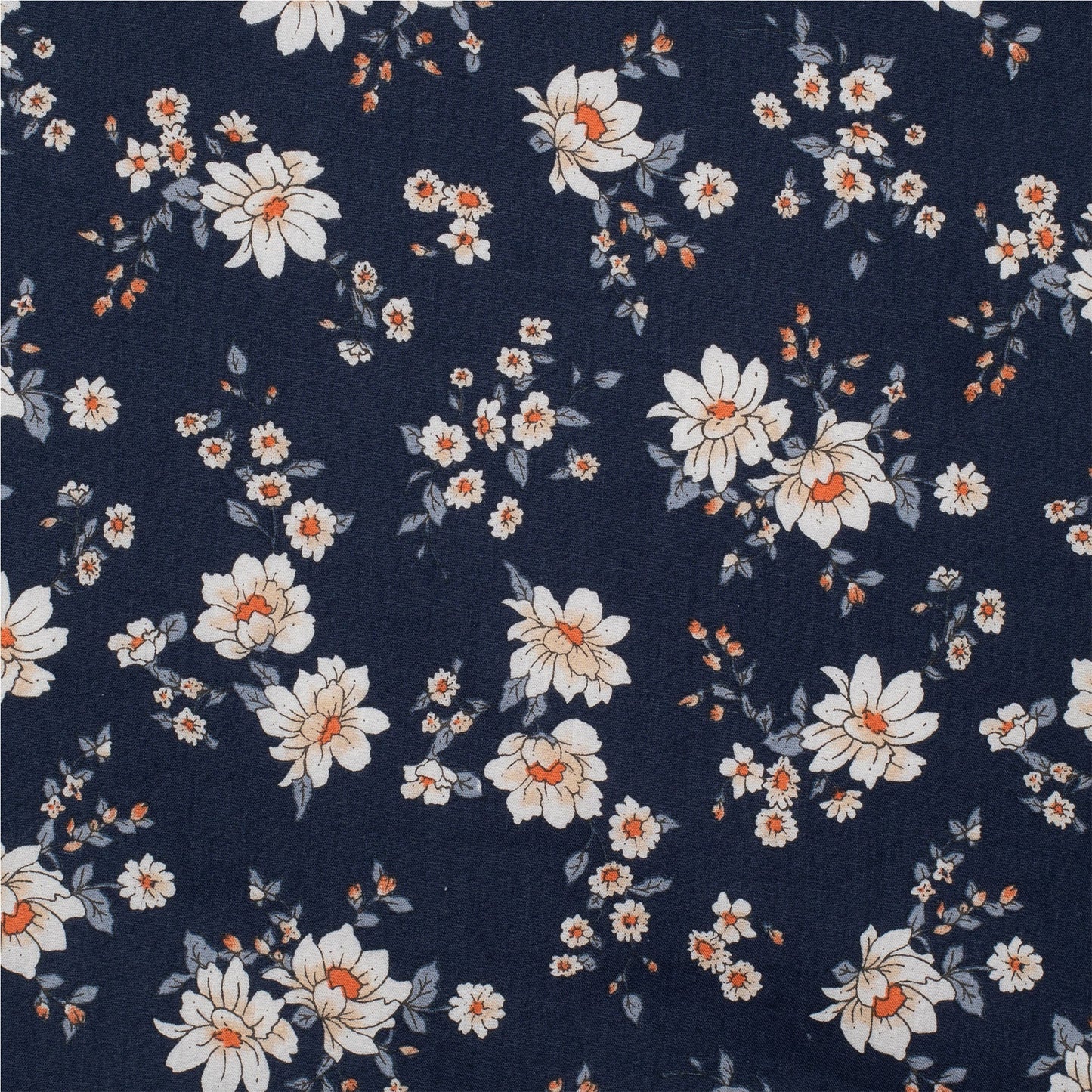 Just Country Women's Georgie Half Button Work Shirt - Midnight Navy Magnolia