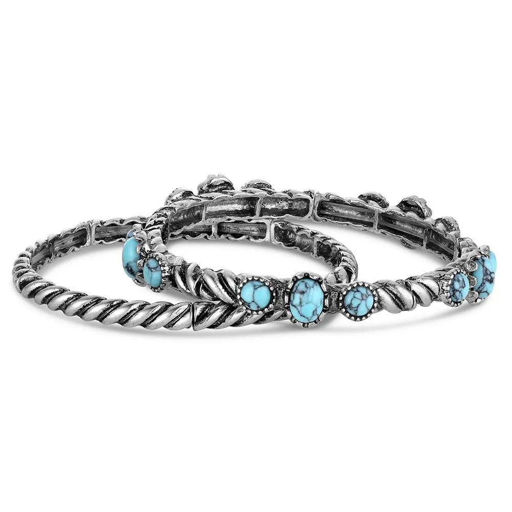 Montana Wander West Turquoise Bangle Bracelets