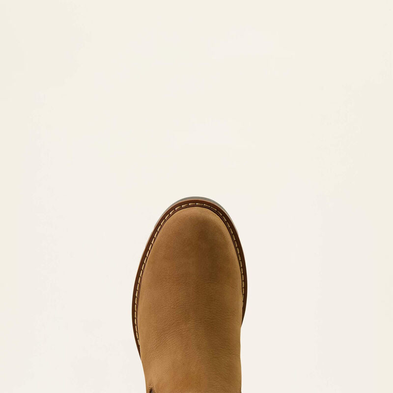 Ariat Women's Wexford Sherpa Waterproof Chelsea Boot - Amber Brown