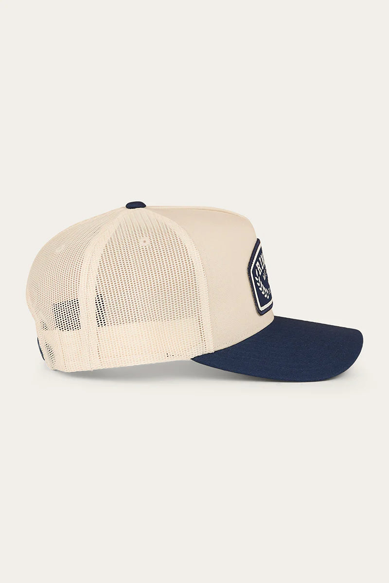 Ringers Western Wheatbelt Trucker Cap - Off White/Navy
