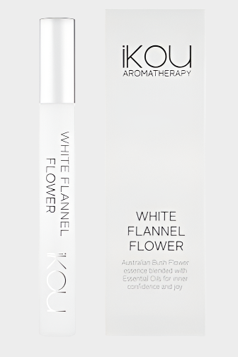 iKou White Flannel Flower Aromatherapy Roll On 10ml - CLEARANCE