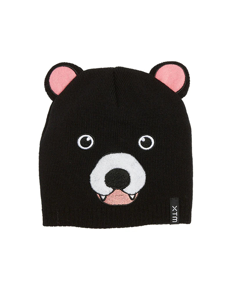 XTM Performance Wild Babies Knitted Double Walled 0-2 Years Beanie - Tassie devil