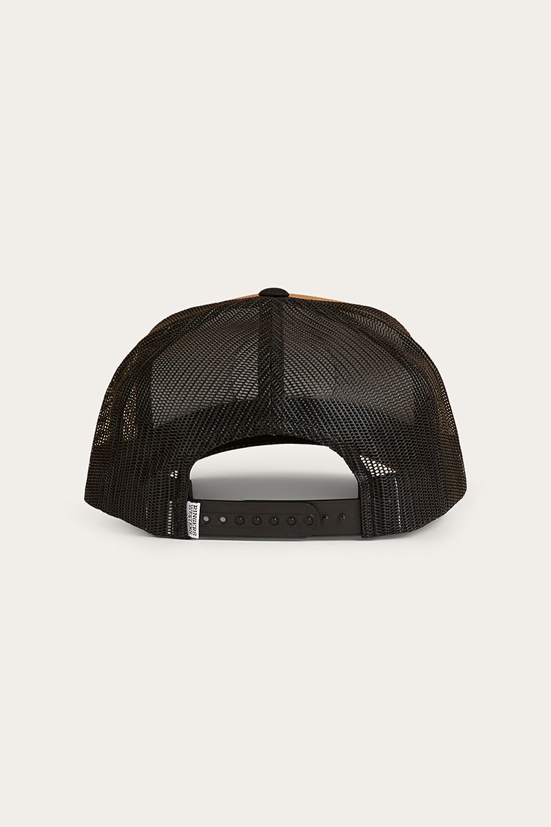 Ringers Western Signature Bull Trucker Cap - Clay / Black