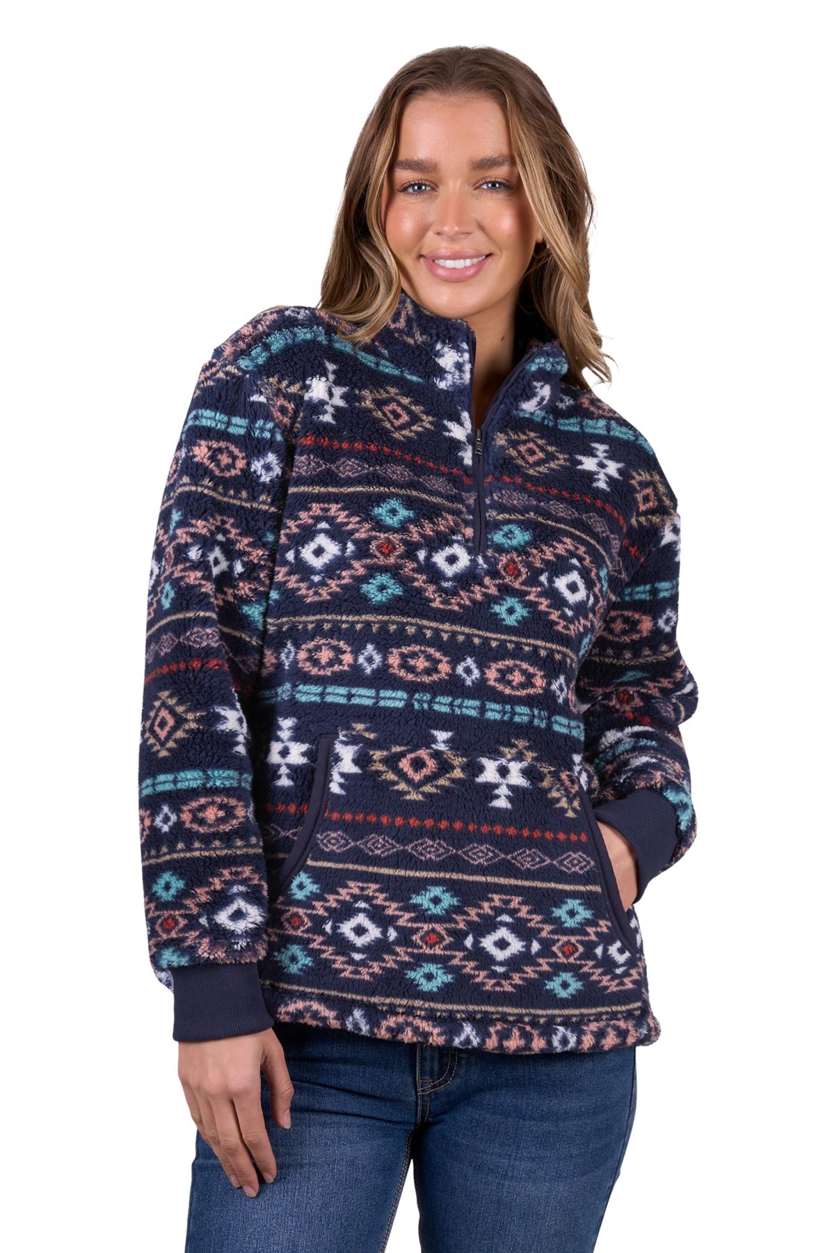 Pure Western Women’s Luna 1/4 Zip Pullover - Multi