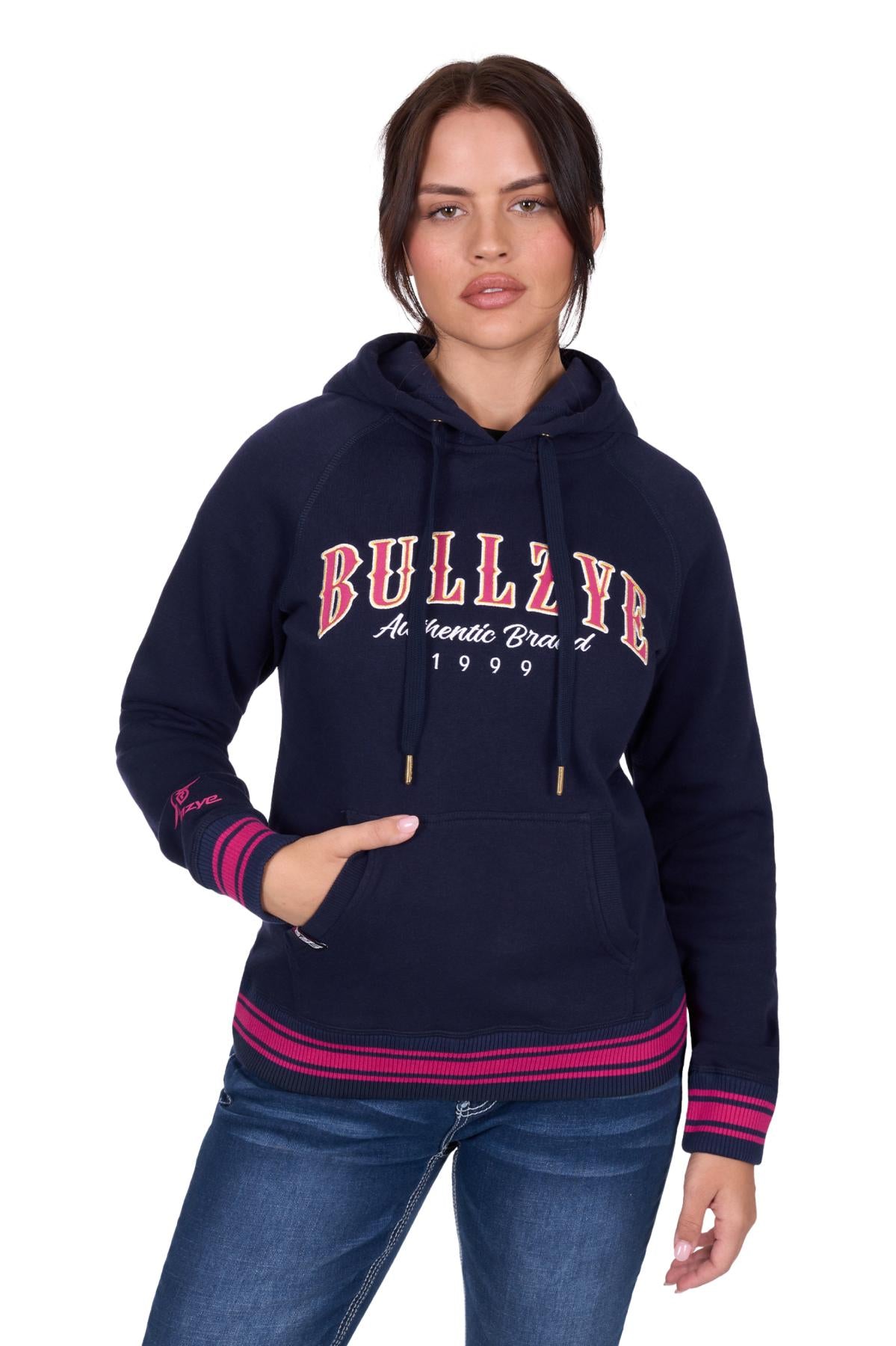 Bullzye Women's Morgan Pullover Hoodie - NAVY