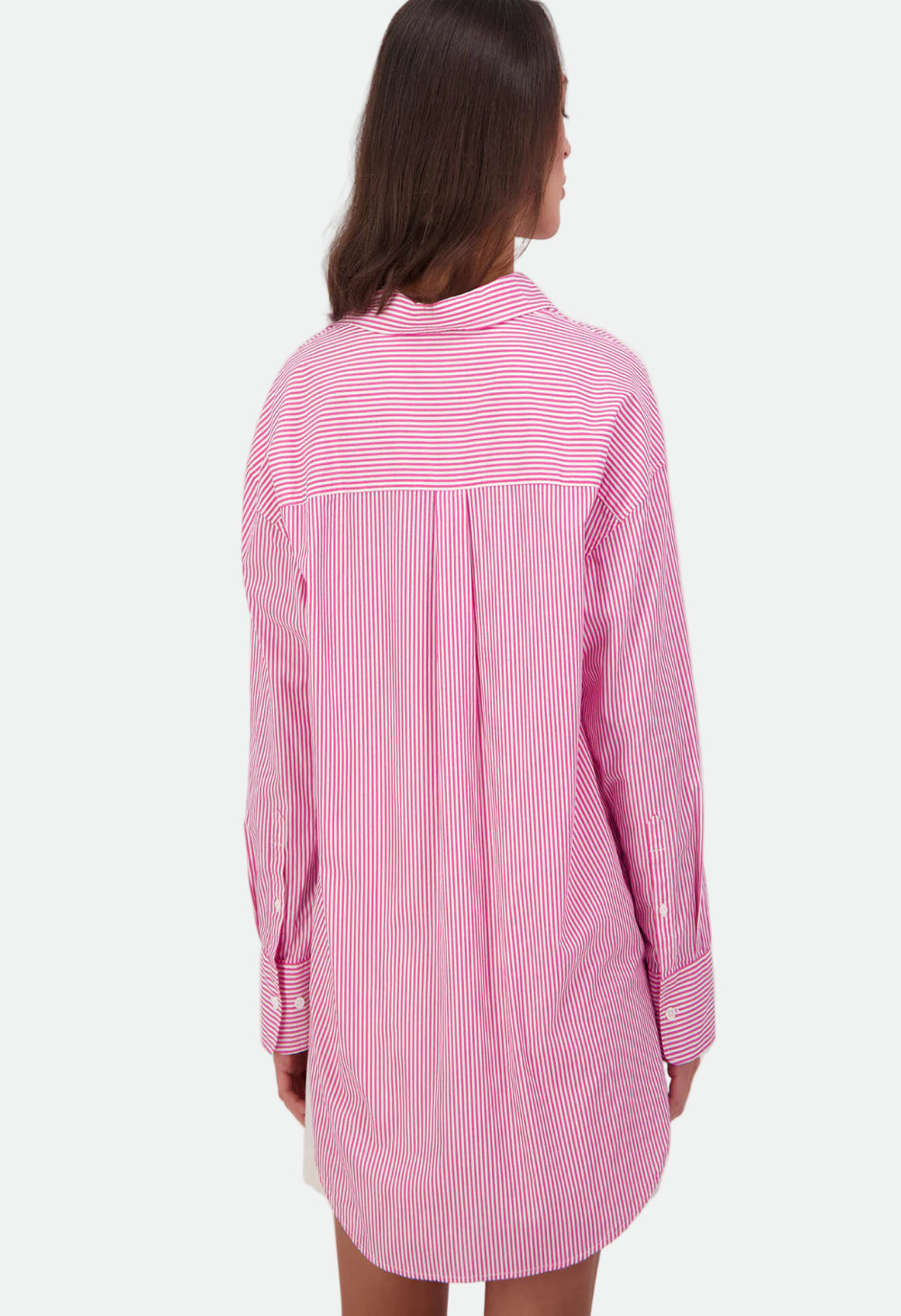 Swanndri Women's Sienna Long Sleeve Shirt - Watermelon Stripe