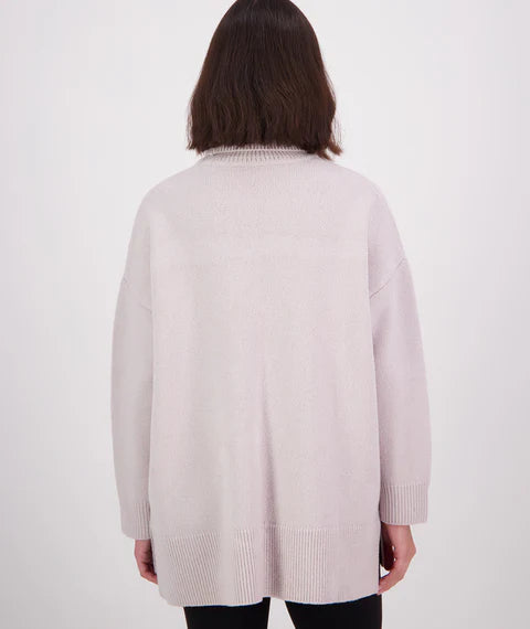 Women's Brunner Merino Roll Neck Knit - Pumice